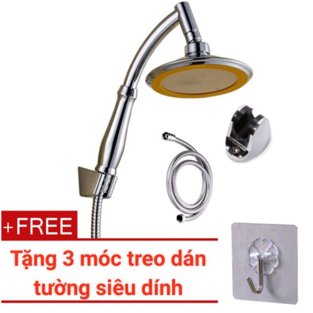 Bát sen tăng áp xoay 360 độ PEDO PO-024ĐC1 ( Tặng 3 móc treo dán tường )