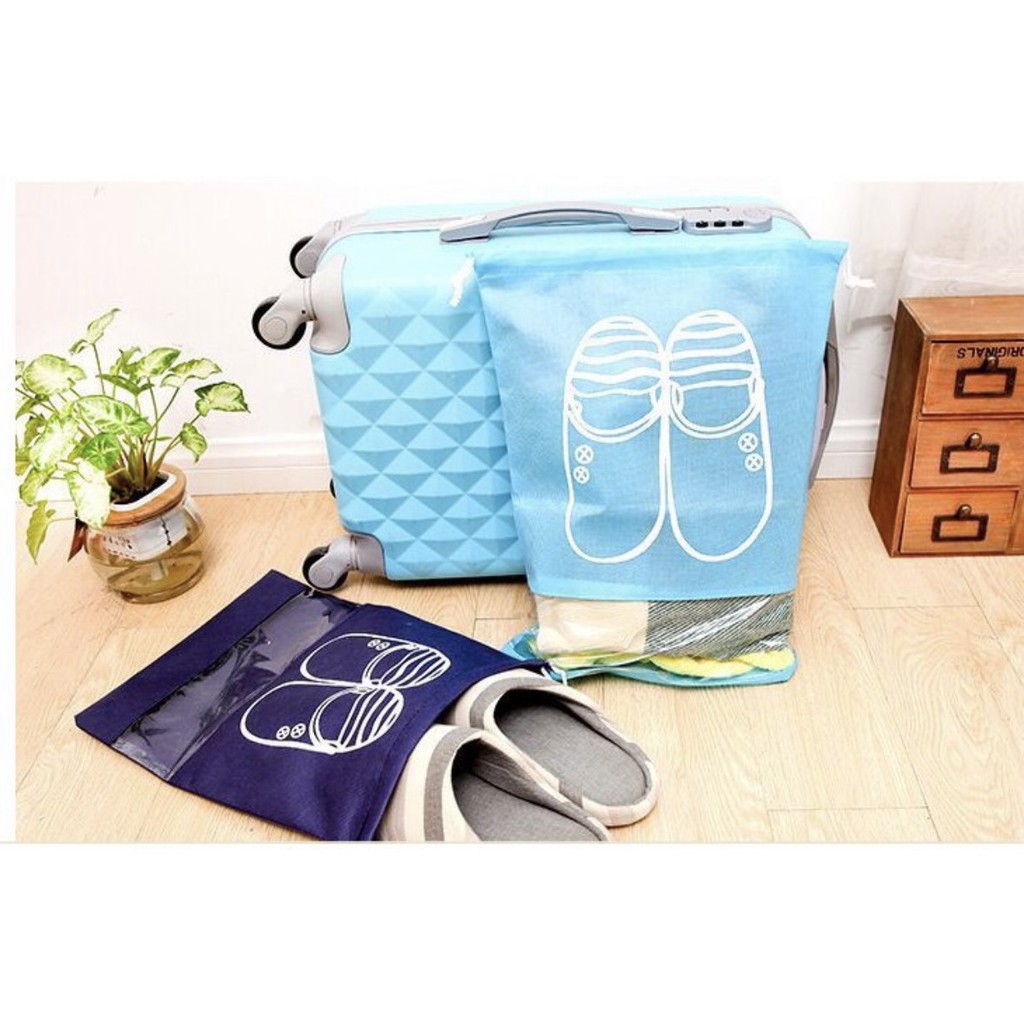 Túi đựng giày vải dù dây rút cao cấp
