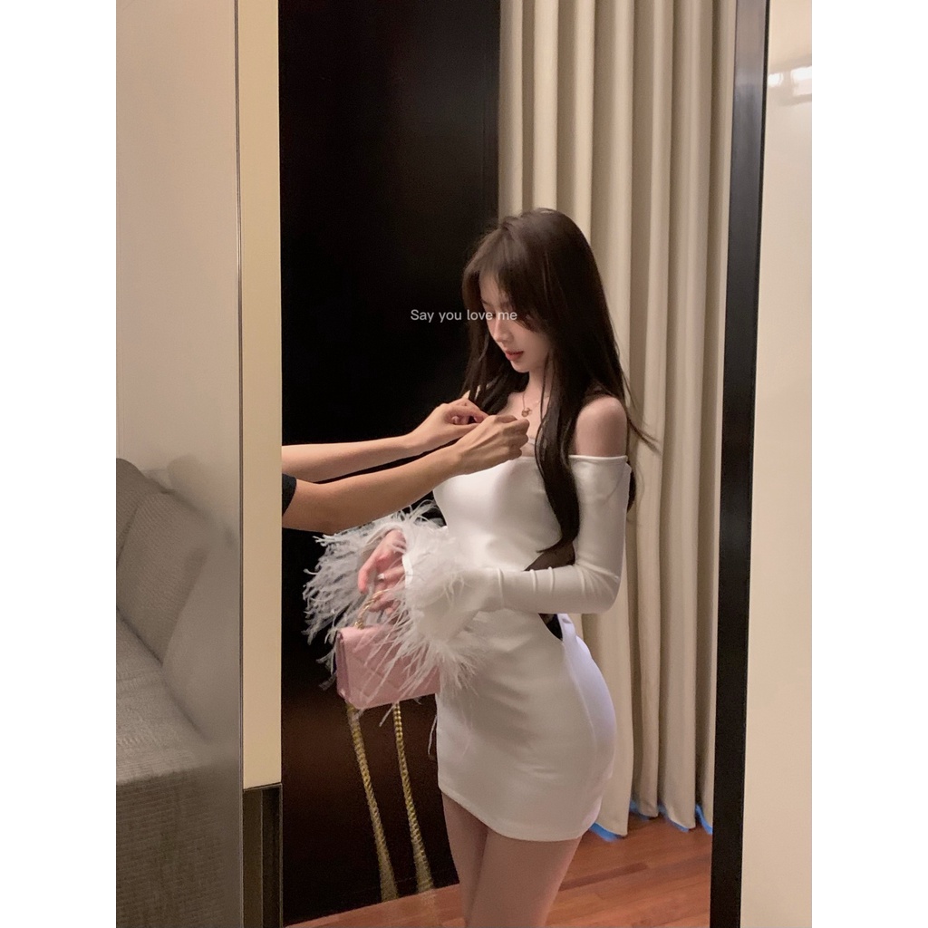 Đầm Cổ Chữ V Màu Trơn Thiết Kế Mỏng Quyến Rũ Thời Trang Dành Cho Mùa Hè