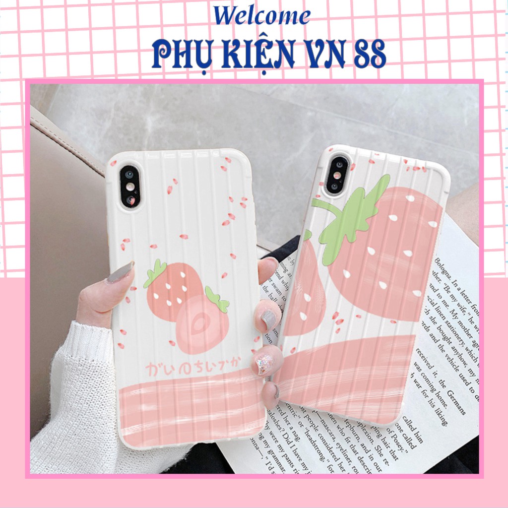 Ốp lưng iphone Dâu tây Nhật Bản - Full các dòng từ Iphone 5 - đến 11 Promax - Phụ Kiện VN 88