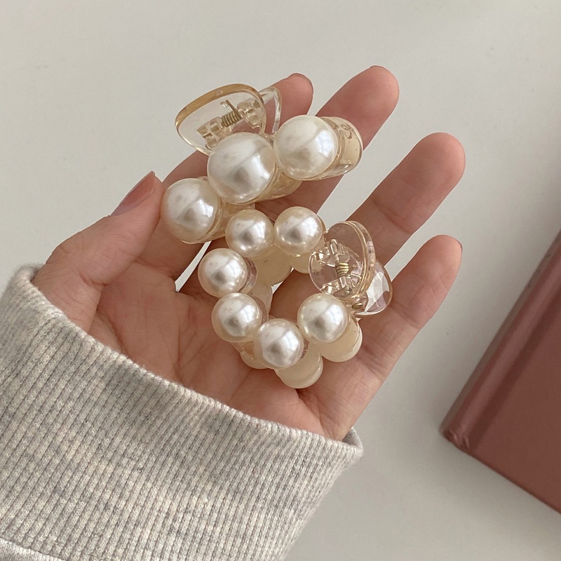 Kẹp Càng Cua Ngọc Trai Nhân Tạo Thời Trang Thanh Lịch Cho Nữ
