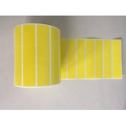 Giấy decal in tem chuyển nhiệt 35x22mm x 3 tem (6.000 tem/ cuộn) màu trắng/ vàng/ đỏ/ hồng