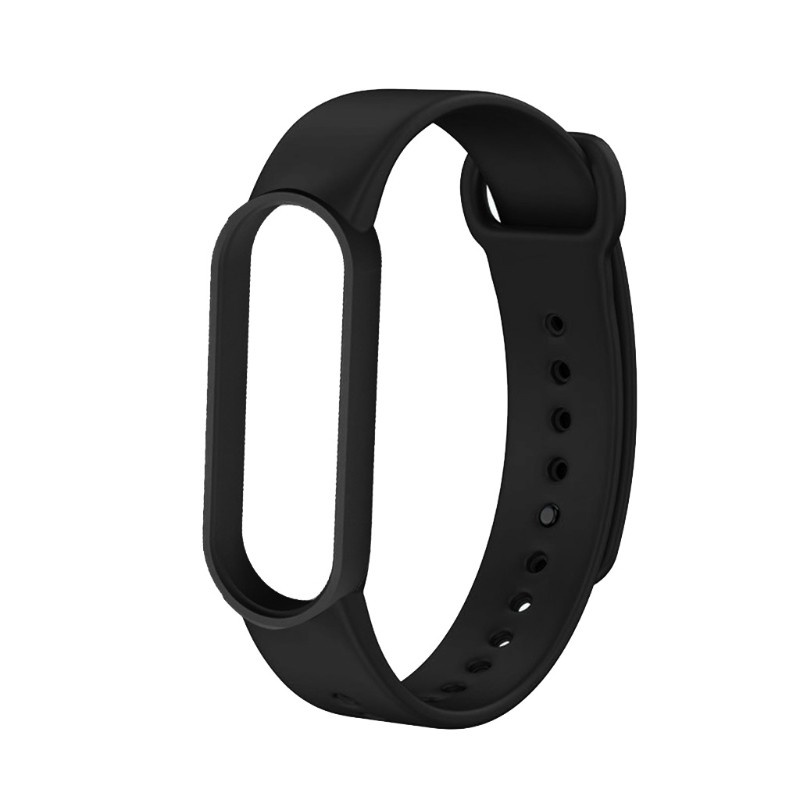 Dây Đeo Thay Thế Chất Liệu Silicon Màu Trơn Cho Mi Band 6