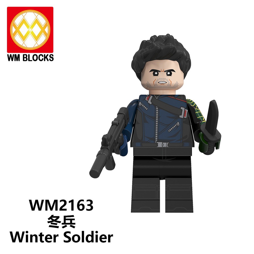 Minifigures Các Mẫu Nhân Vật Marvel DC Winter Soldier Falcon Mẫu Mới Ra Siêu Đẹp WM6117