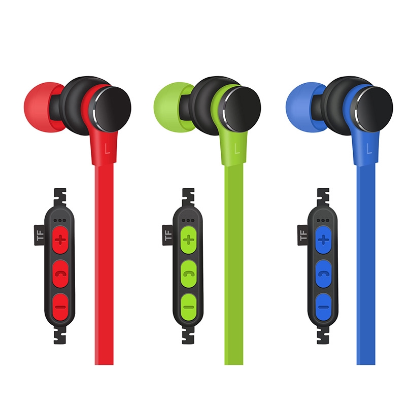 MS-T1 Wireless Headphone Magnet Sports Bluetooth Earphone with Mic TF Card Slot