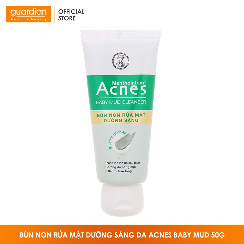 Bùn non rửa mặt dưỡng sáng da Acnes Baby Mud 50g