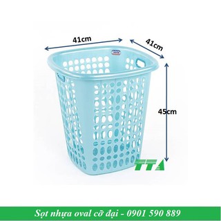 Sọt đựng quần áo oval bằng nhựa cỡ đại Duy Tân