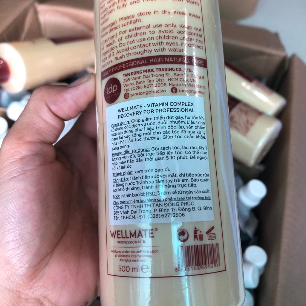 ✅ Phục hồi vitamin Wellmate Chai Số 1 New 2021