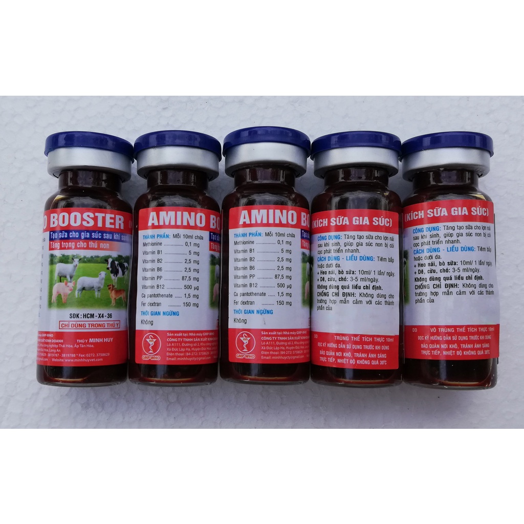 1 lọ AMINO BOOSTER Chuyên dùng cho gia súc, chó, mèo