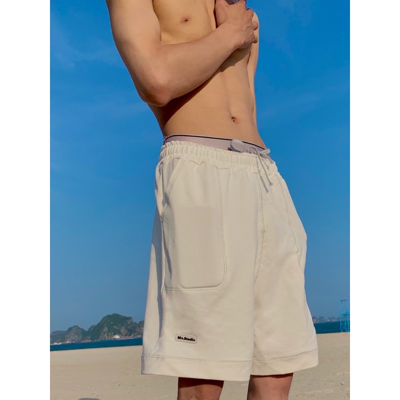 [Mã SKAMA06 giảm 8% TỐI ĐA 50K đơn250K] Quần short chỉ ngược 4 màu - M4.Studio | BigBuy360 - bigbuy360.vn