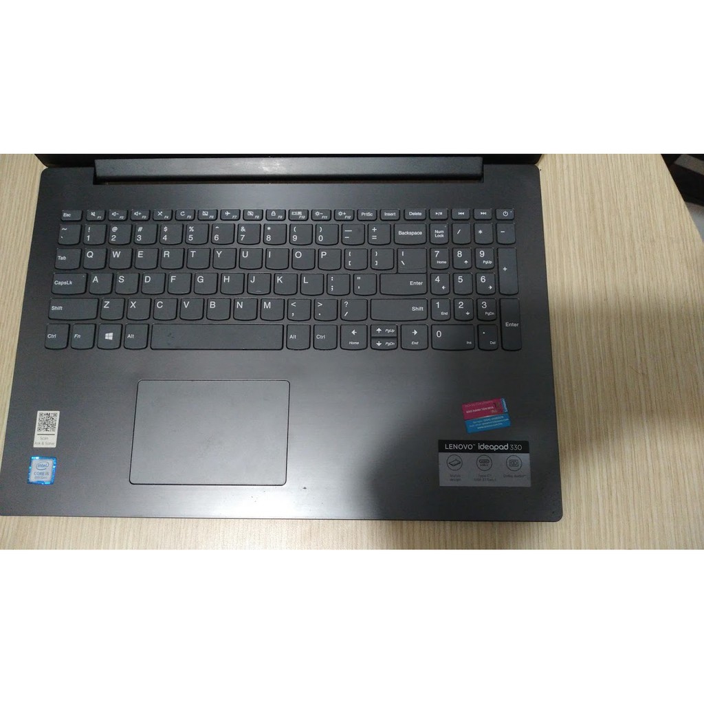 Bán laptop Lenovo ideapad 330 CPU i5 8250u, SSD 160GB, HDD 1TB, RAM 8GB DDR4 2133 cũ giá rẻ