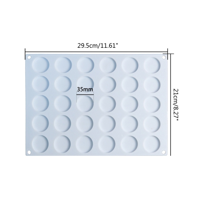 Khuôn Silicone 30 Ngăn Làm Trang Sức Thủ Công