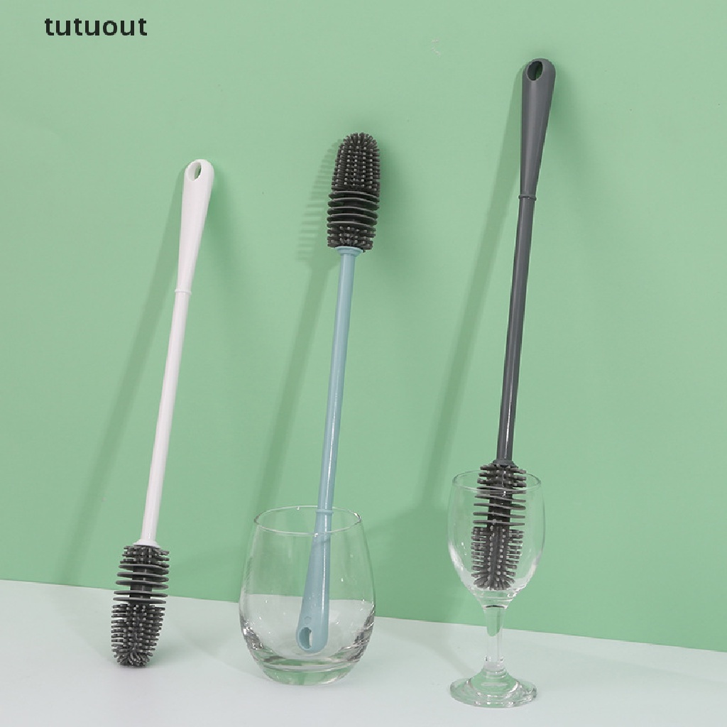 Bàn Chải Silicone Vệ Sinh Ly Cốc Thủy Tinh Tiện Dụng