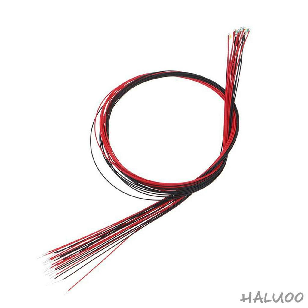 Bộ 20 Mô Hình Tàu Lửa Mini Có Đèn LED Dùng Trang Trí Tiểu Cảnh