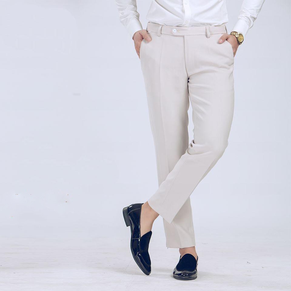 Quần tây nam gồm nhiều màu chất vải Tuyết Mưa co giãn | BigBuy360 - bigbuy360.vn