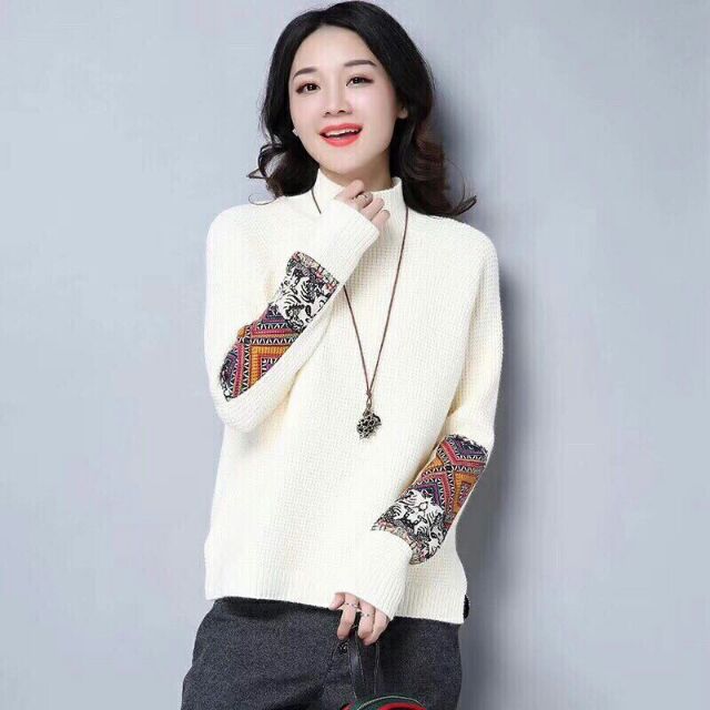 Áo len tay thêu thổ cẩm cực xinh