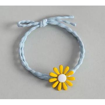 Dây cột tóc hoa cúc xinh xắn