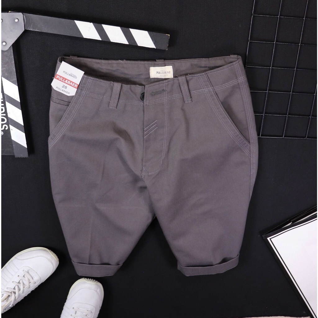 Quần Short Kaki Nam Pull & Bear