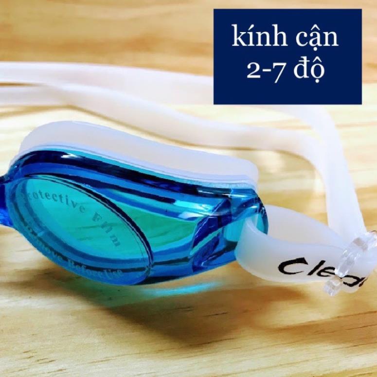 Kính Bơi Cận Cleacco Chính Hãng, Kính Bơi có độ giá rẻ - Kèm Nút Tai- Quyensports