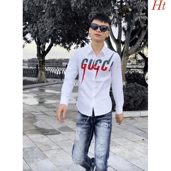 [ SẴN HÀNG+ GIÁ RẺ ] ÁO Sơ mi dài tay tia sét nhọn