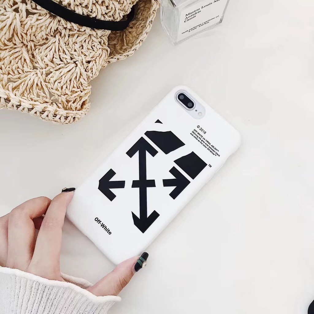 Ốp lưng nhựa dẻo TPU phong cách đường phố Off White cho IPhone 6s 7  8+ Xs Xr Xsmax 11 11promax SE22020 12 12promax Ốp iphone | BigBuy360 - bigbuy360.vn