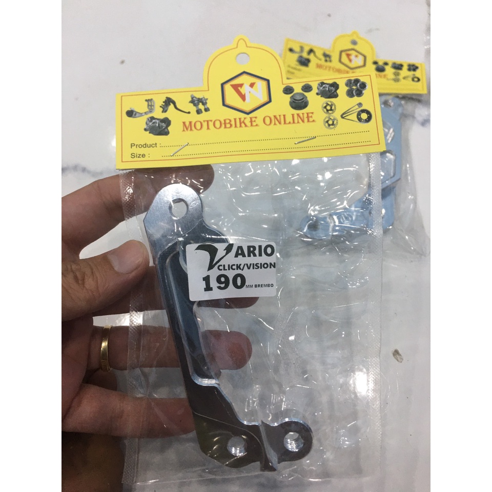 Pass nhôm CNC gắn heo dầu Nissin Pass trước cho Ex Winner Sonic Raider Satria Wave Fu