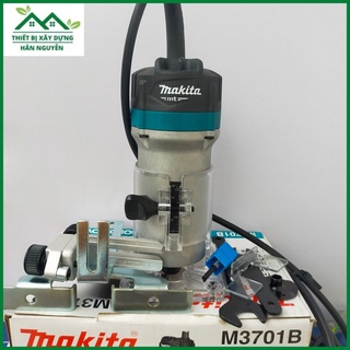 Máy phay gỗ Makita M3701B cốt 6.35mm,máy soi mộng,đánh cạnh