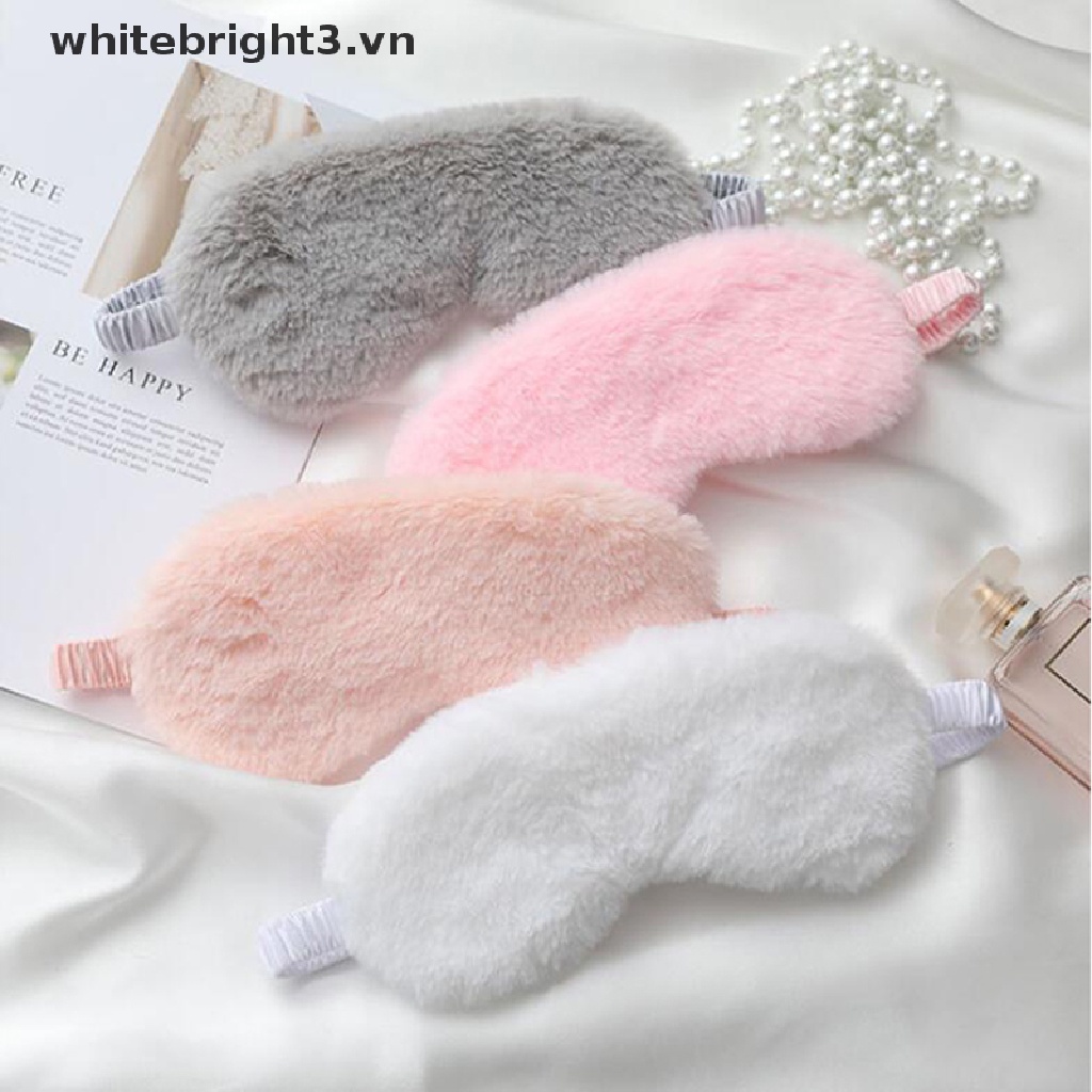 Bộ 3 Miếng Bịt Mắt Bằng Nhung Mềm Mại