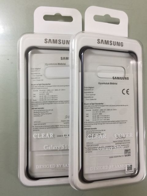Ốp lưng các đời máy SamSung Galaxy S10 Clear Cover chính hãng