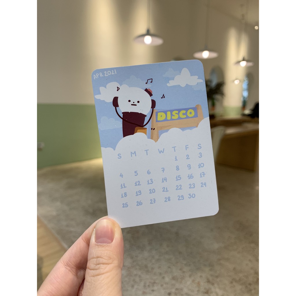 Lịch BTS & Army 2021 - Bomb Card Calendar