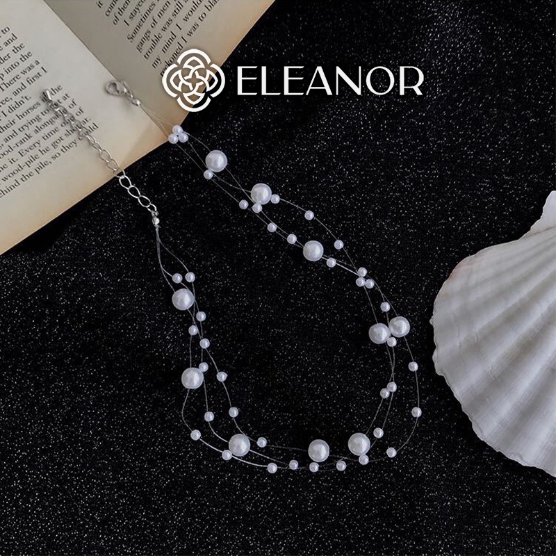 Dây chuyền nữ ngọc trai nhân tạo Eleanor Accessories choker dạng chuỗi hạt phụ kiện trang sức 4774