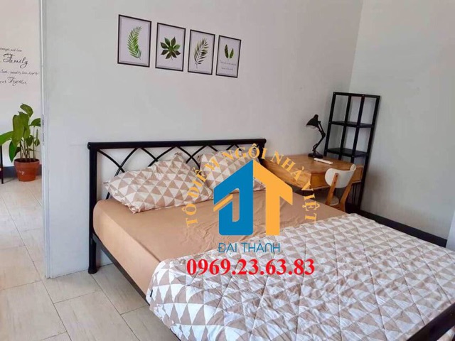 Giường sắt 1m6 đen đại thành 2 ngừoi nằm | BigBuy360 - bigbuy360.vn