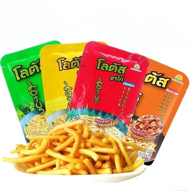 Snack Tăm Thái Gói 20g FREESHIP Bim Bim Que Thái Lan Các VịSIÊU NGON