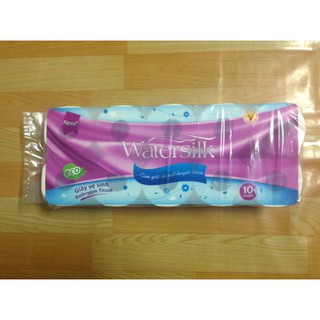 Giấy vệ sinh Watersilk 36 R , 10 cuộn,3 lớp