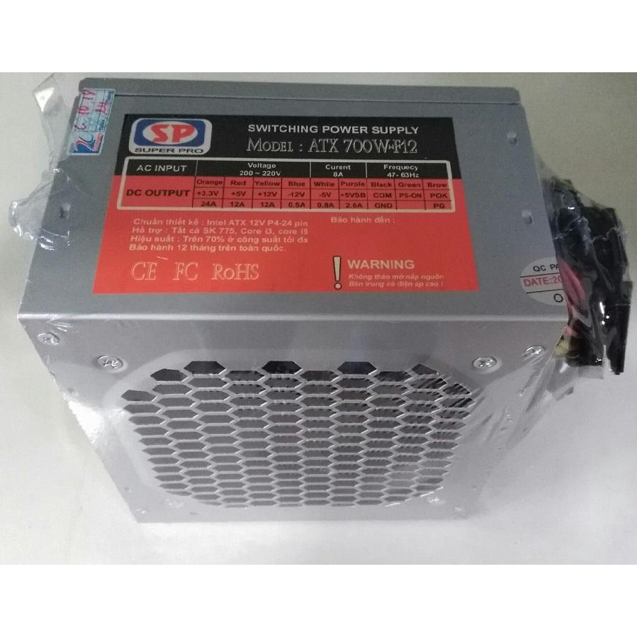 NGUỒN MÁY TÍNH 700W SP-SP700W.ATX 700W