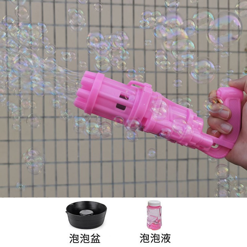 Súng Bắn Bong Bóng Xà Phòng 8 Nòng Siêu Mạnh