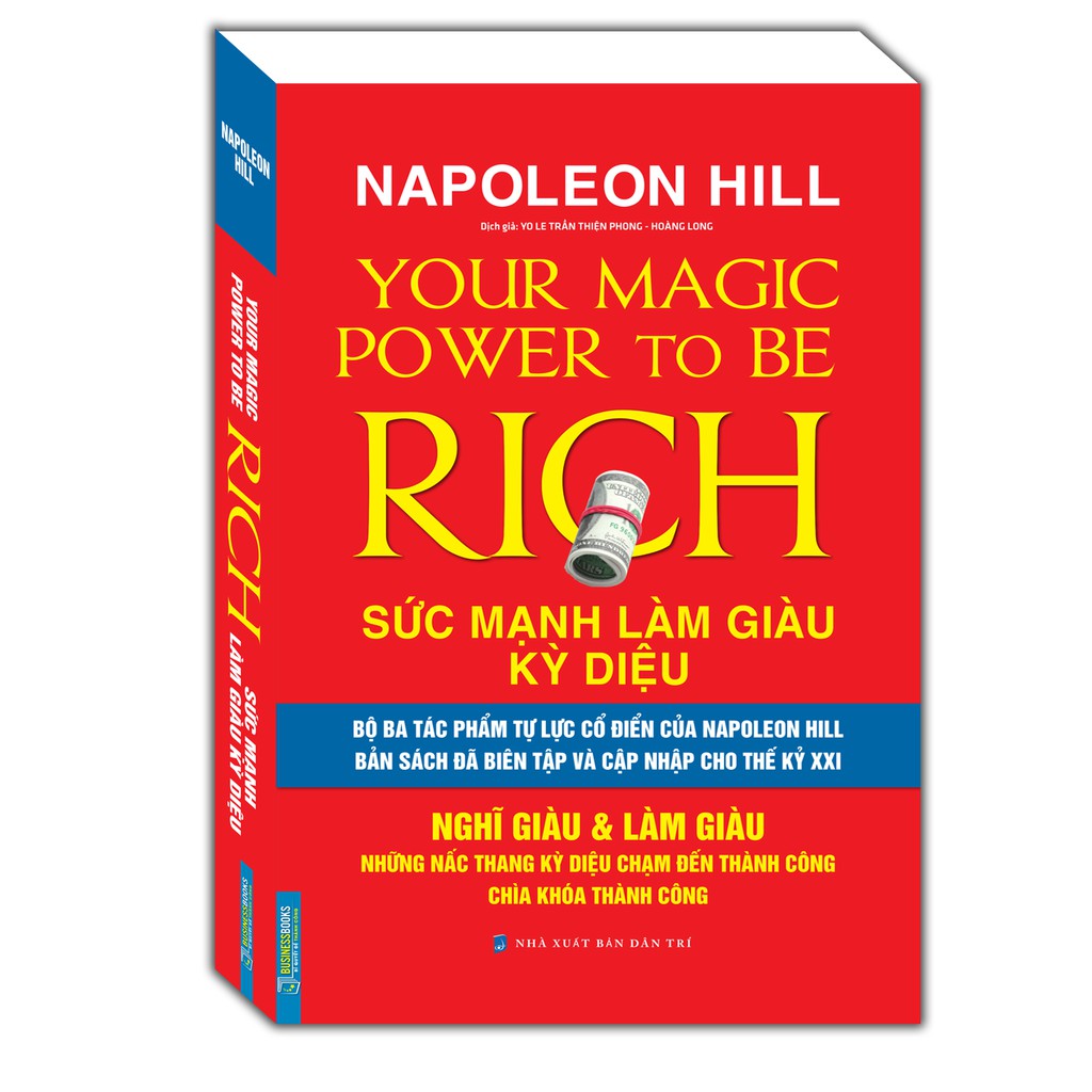 Sách - Bussinessbooks - Napoleon Hill Sức mạnh làm giàu kỳ diệu-Nghĩ giàu & Làm giàu - tặng bookmark