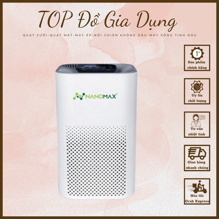 Máy Lọc Không Khí A-01,Bộ Lọc HEPA 4 Lớp Màn Hình Cảm Ứng Tích Hợp Điện Thoại-Bảo hành 12 tháng