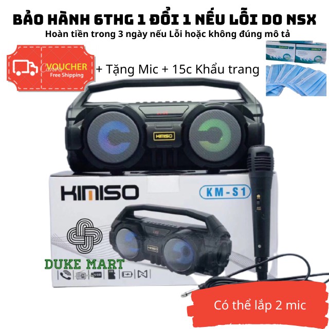 Loa Kéo 2 Mic Karaoke Mini Bluetooth Gia Đình Nhỏ Gọn Bass Hay, To Và Rõ Loại Tốt