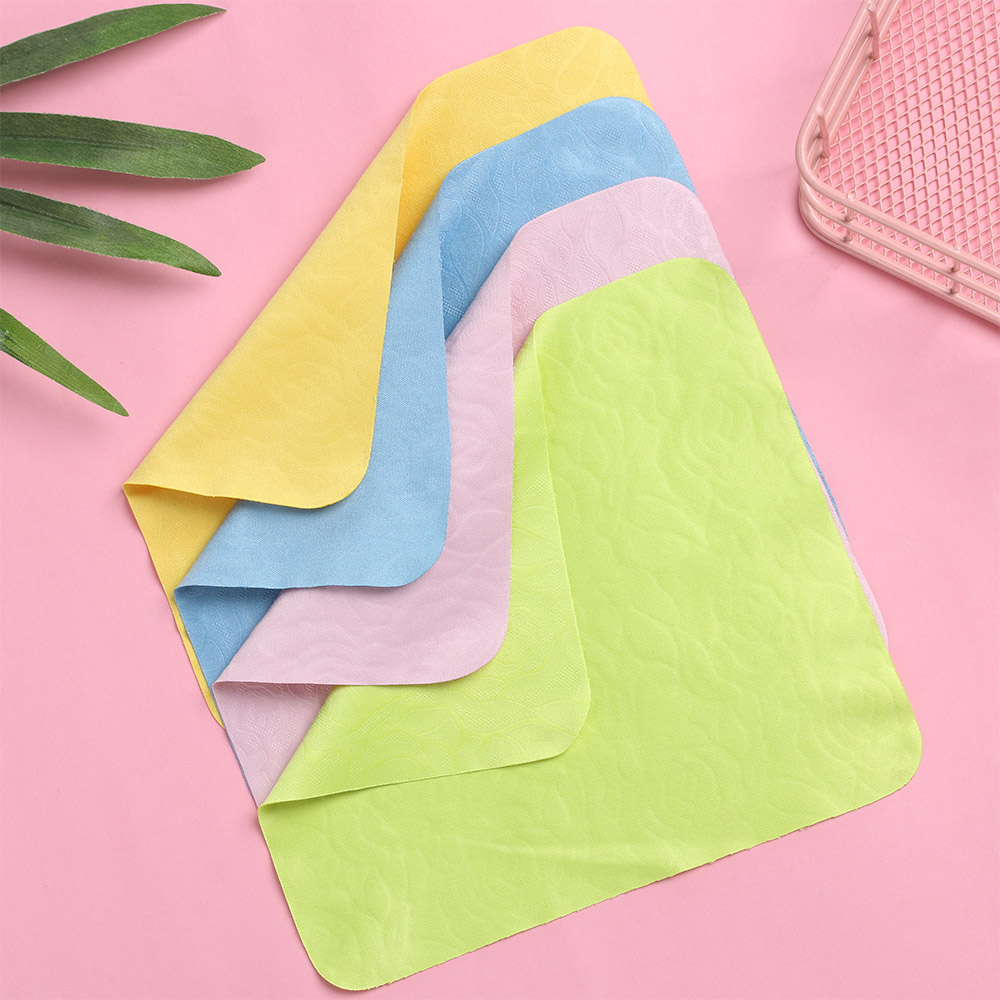 Khăn Vải Lau Mắt Kính Bộ 1/2/3/4 Cái Sợi Siêu Vi