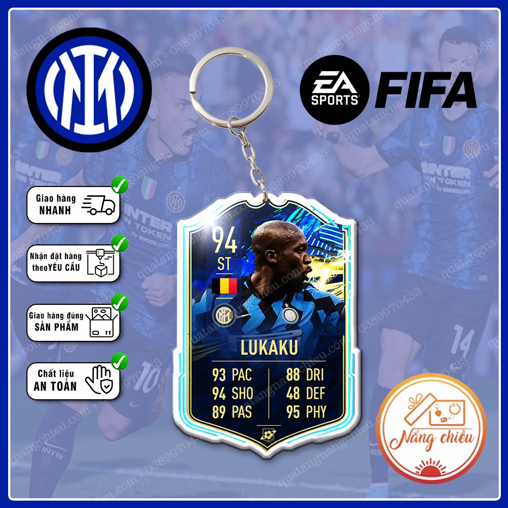 Móc khóa CLB Inter Milan, Móc khóa FIFA Online - Thiết kế với mọi nhân vật ☘️MÓC KHÓA FIFA☘️