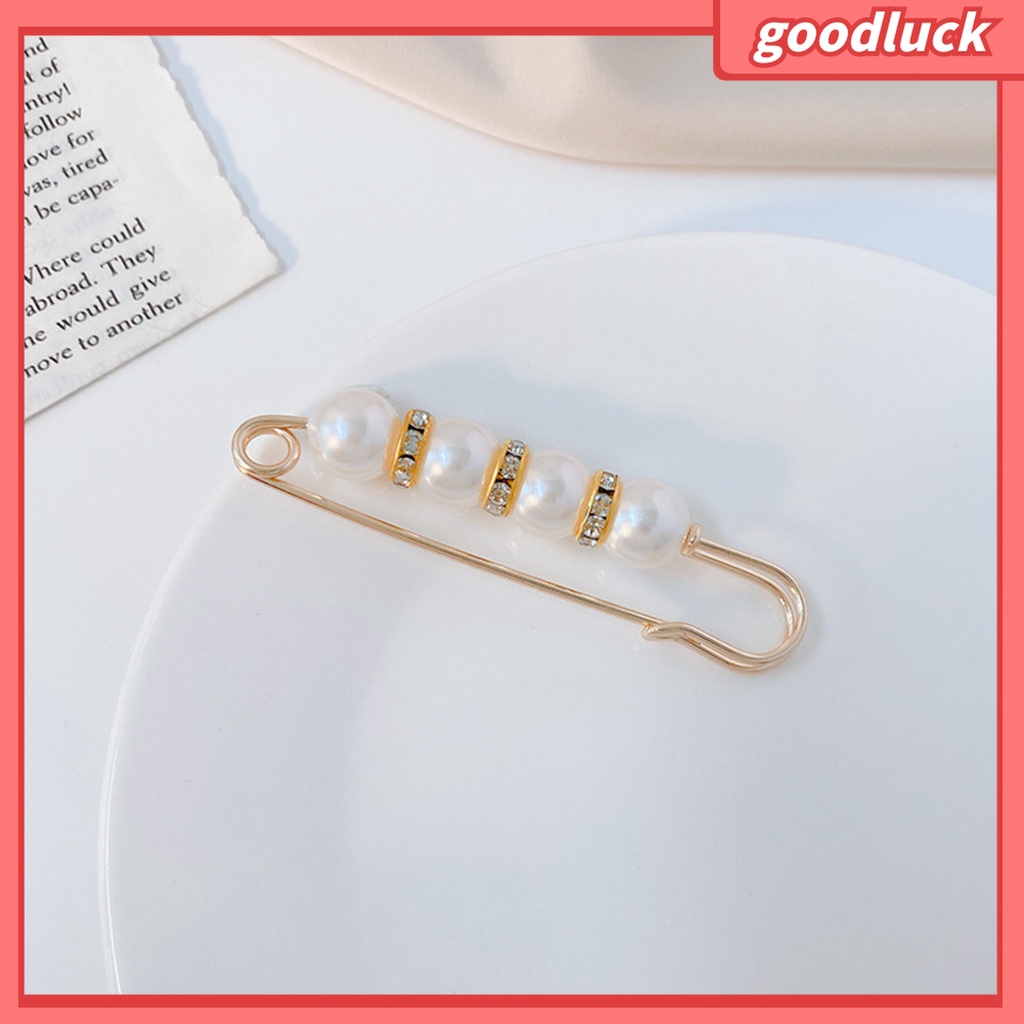 Fairystore| Ghim Cài Áo Đính Ngọc Trai Nhân Tạo Phong Cách Hàn Quốc Thời Trang Cho Nữ