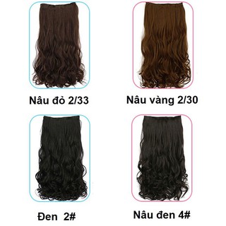 TÓC GIẢ KẸP XOĂN 5 PHÍM (40 CM)