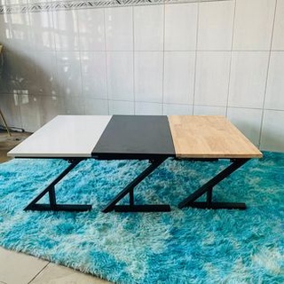 (Hỏa Tốc HCM) Bàn ngồi bệt chân Z 40x80x35cm gấp gọn, mặt gỗ MDF
