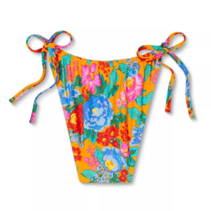 Bộ đồ bơi - Bikini 2 mảnh in hoa lá - Hàng VNXK
