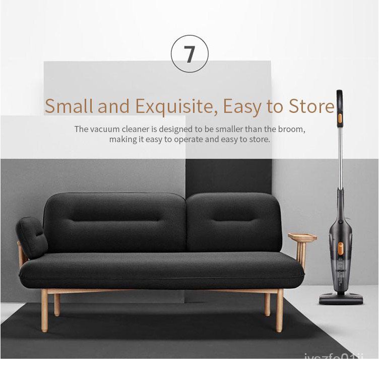 Deerma DX115C máy hút bụi+Bộ lọc phần tửMáy hút bụi cầm tay gia đình 2 in 1 Hand-held Silent Vacuum Cleaner | BigBuy360 - bigbuy360.vn