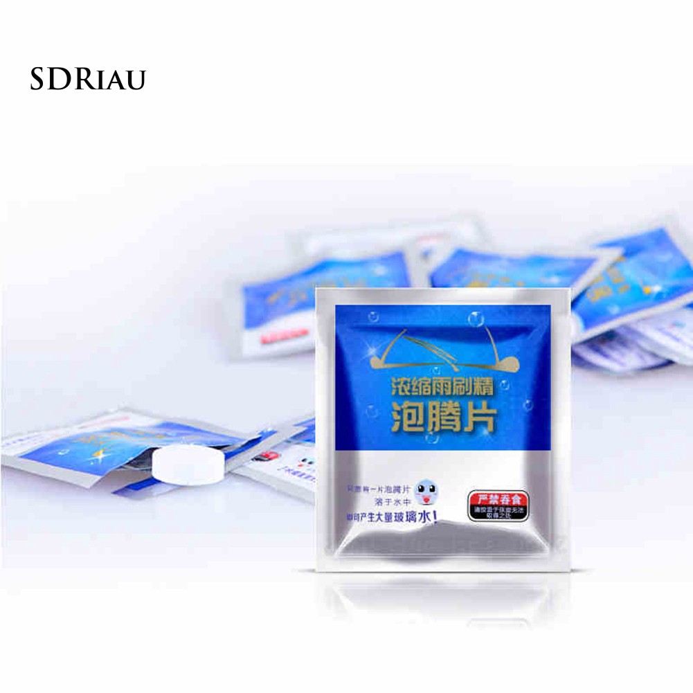 Viên sủi dung dịch vệ sinh kính chắn gió xe hơi đa năng tiện dụng