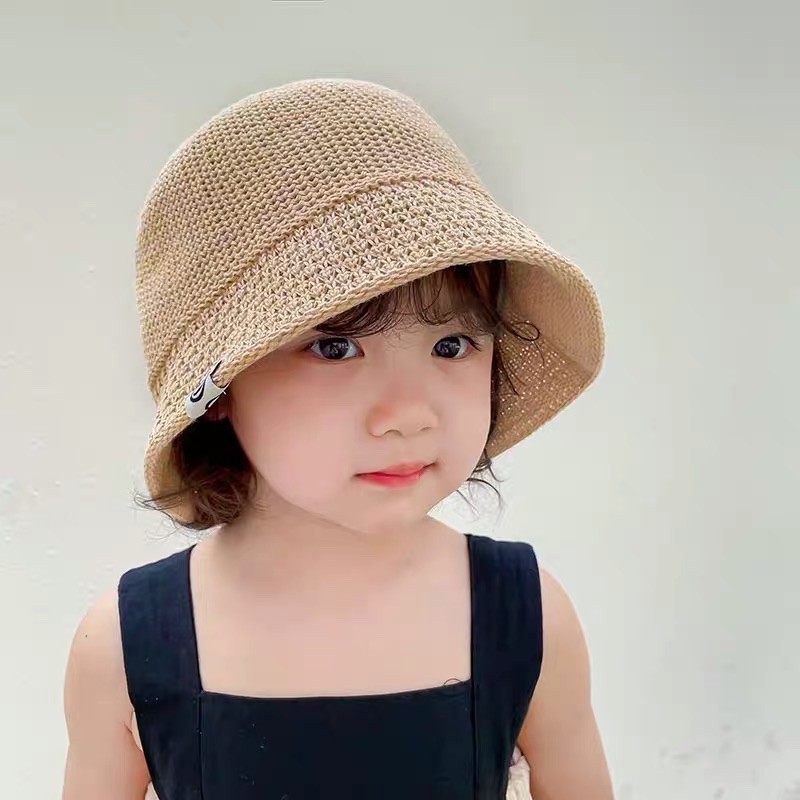 Mũ lưới tròn cho bé 4-10 tuổi vòng đầu 52-55cm