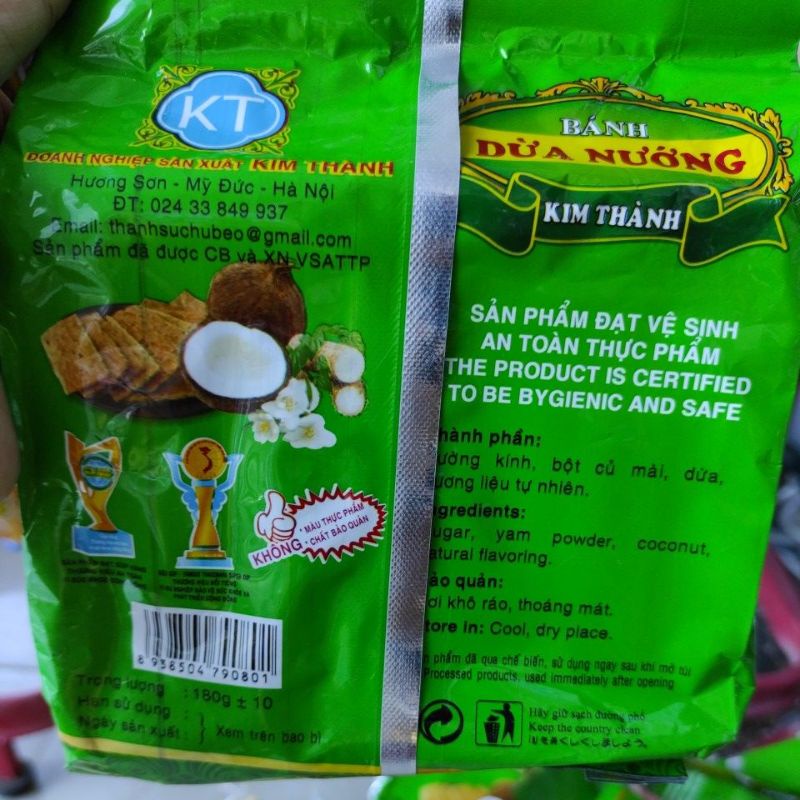 Bánh dừa nướng đặc sản quảng nam gói 170g