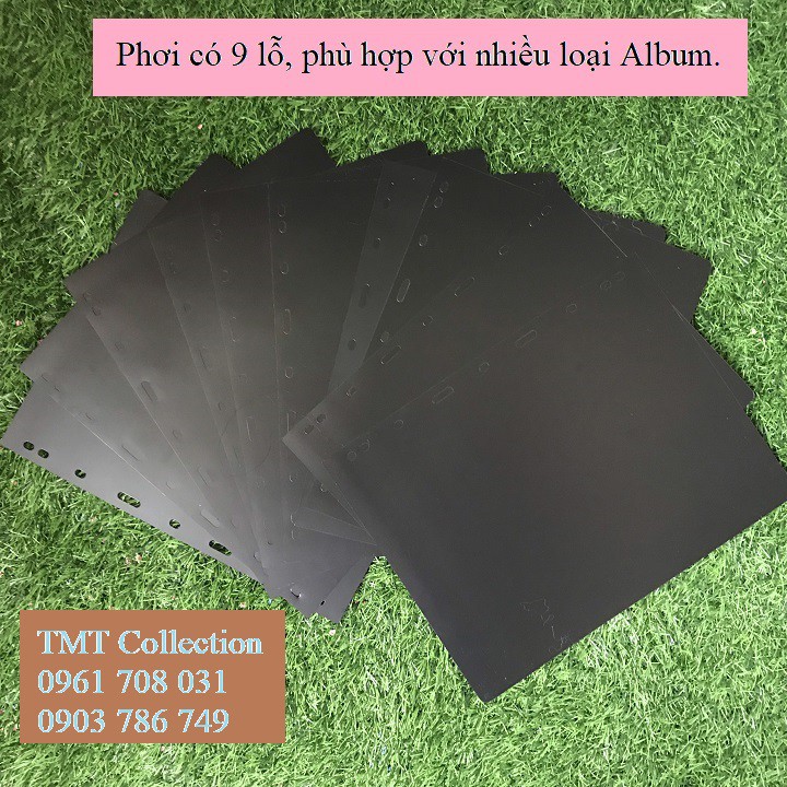 [Giá Rẻ] Phơi cản đen bằng nhựa dẻo tổng hợp, dụng cụ sưu tập tem tiền - TMT Collection - SP000835 TMT-COLLECTION